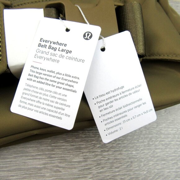 Lululemon Everywhere Belt Bag Large Artifact (2L) Travel Vacation NEW - Picture 11 of 15
